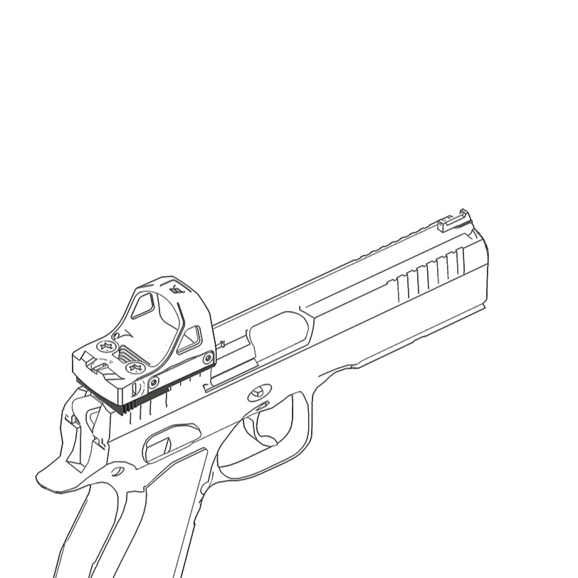 Vector Optics - Mounting Adapter for CZ Shadow/Shadow 2/SP-01/P-10C - Black - SCFRM-21 2 Vector Optics - Mounting Adapter for CZ Shadow/Shadow 2/SP-01/P-10C - Black - SCFRM-21 - Image 2