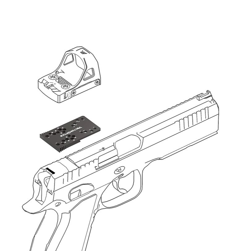 Vector Optics - Mounting Adapter for CZ Shadow/Shadow 2/SP-01/P-10C - Black - SCFRM-21 5 Vector Optics - Mounting Adapter for CZ Shadow/Shadow 2/SP-01/P-10C - Black - SCFRM-21 - Image 5