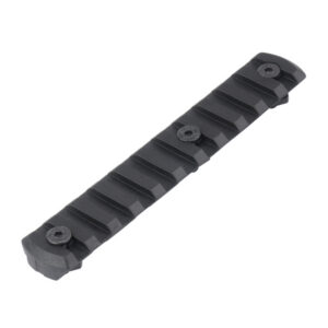 DLG Tactical - Picatinny Polymer Rail Mounted on M-LOK - 11 slots - Black - DLG-113