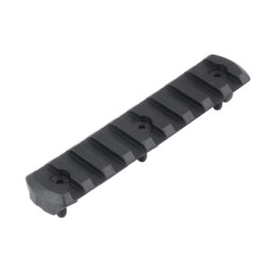 DLG Tactical - Picatinny Polymer Rail Mounted on M-LOK - 9 slots - Black - DLG-112