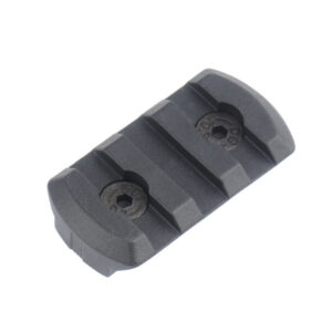 DLG Tactical - Picatinny Polymer Rail Mounted on M-LOK - 3 slots - Black - DLG-109