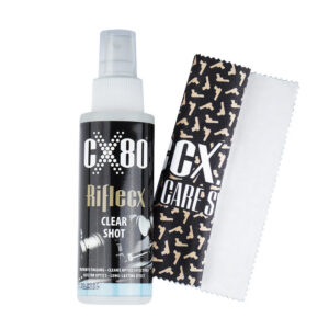 RifleCX Clear Shot, Optika puhastusvahend + puh.lapp 100ml