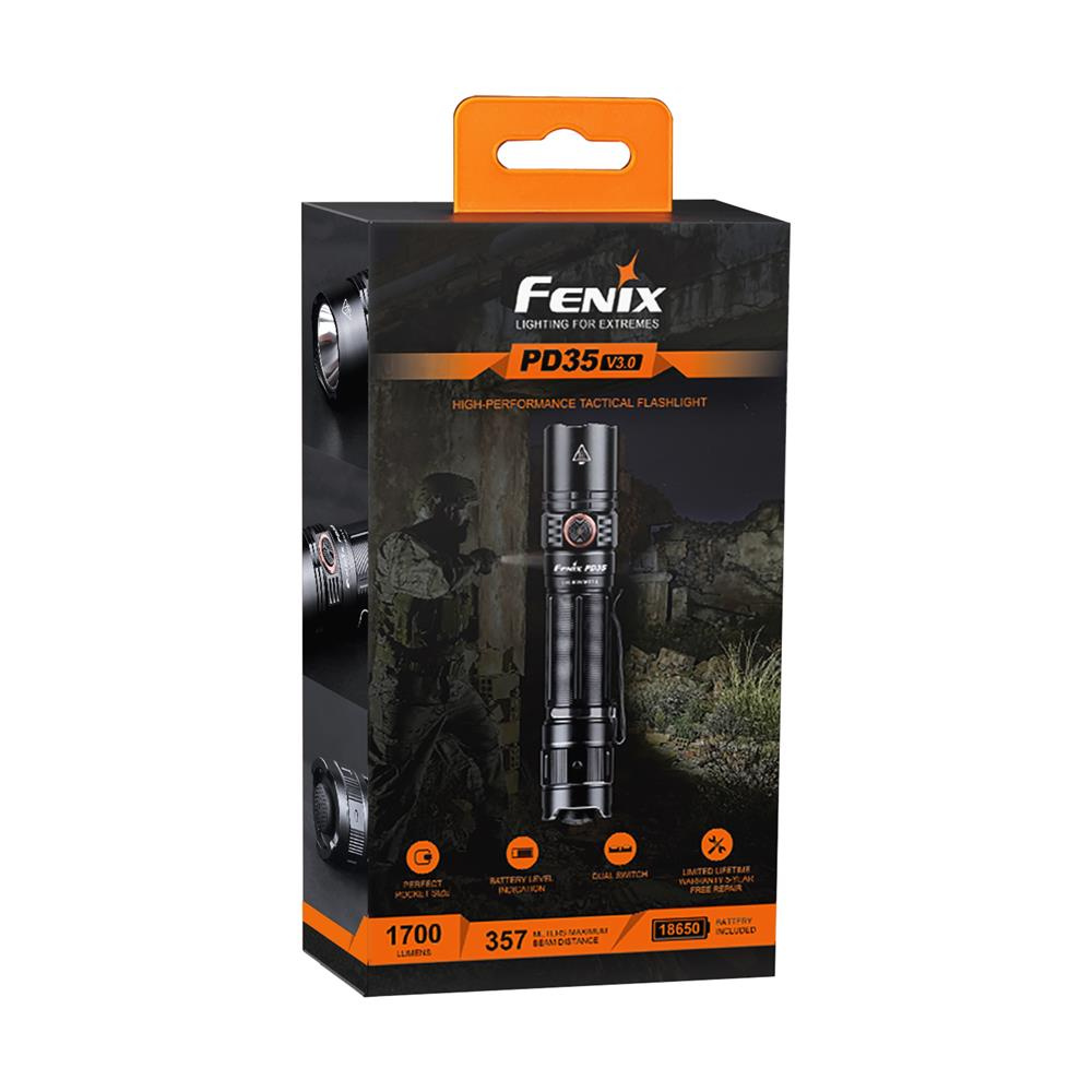Fenix - Taktikaline LED-taskulamp laetav-1700 luumenit-2600 mAh-PD35 V3.0 25 Fenix - Taktikaline LED-taskulamp laetav-1700 luumenit-2600 mAh-PD35 V3.0 - Image 25