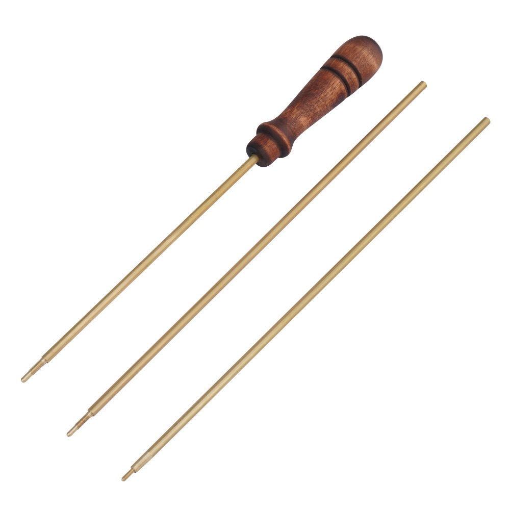 Łuszczek - Kokkupandav puhastusvarras - 3-osaline - 5,6 - 7 mm - messingist - 1-005 1 Łuszczek - Folding Rotary Ramrod - 3-piece - 5.6 - 7 mm - Brass - 1-005