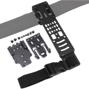 Metallist kabuuri adapter, madal + kiirlukustus QLS 19/22 must