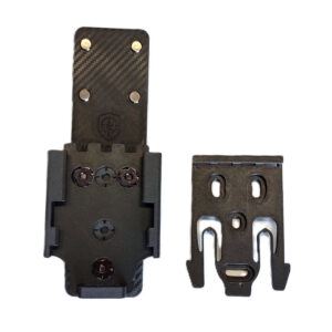 KECOTEH kabuuri adapter + vöö ja kabuuri kiirlukustus QLS 19/22 komplekt – Must - madal