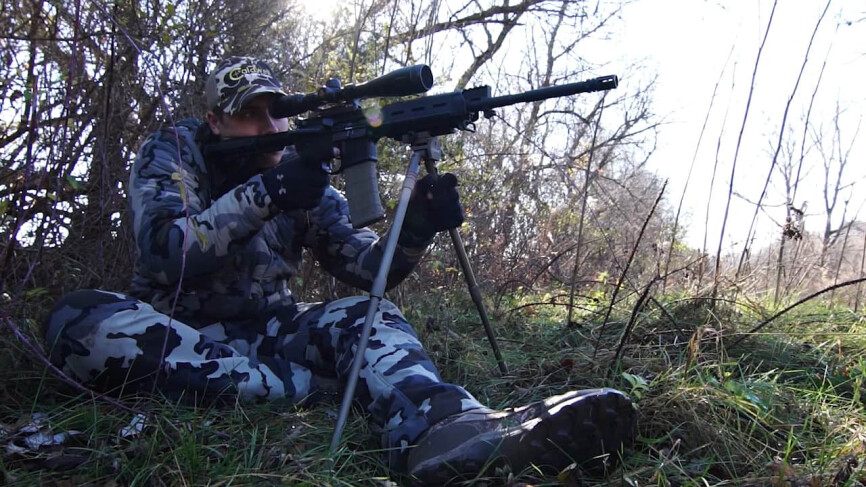 Caldwell AR Bipod Sitting Black-Weapon Bipod-Picatinny-37-77 cm 2 Caldwell AR Bipod Sitting Black-Weapon Bipod-Picatinny-37-77 cm - Image 2
