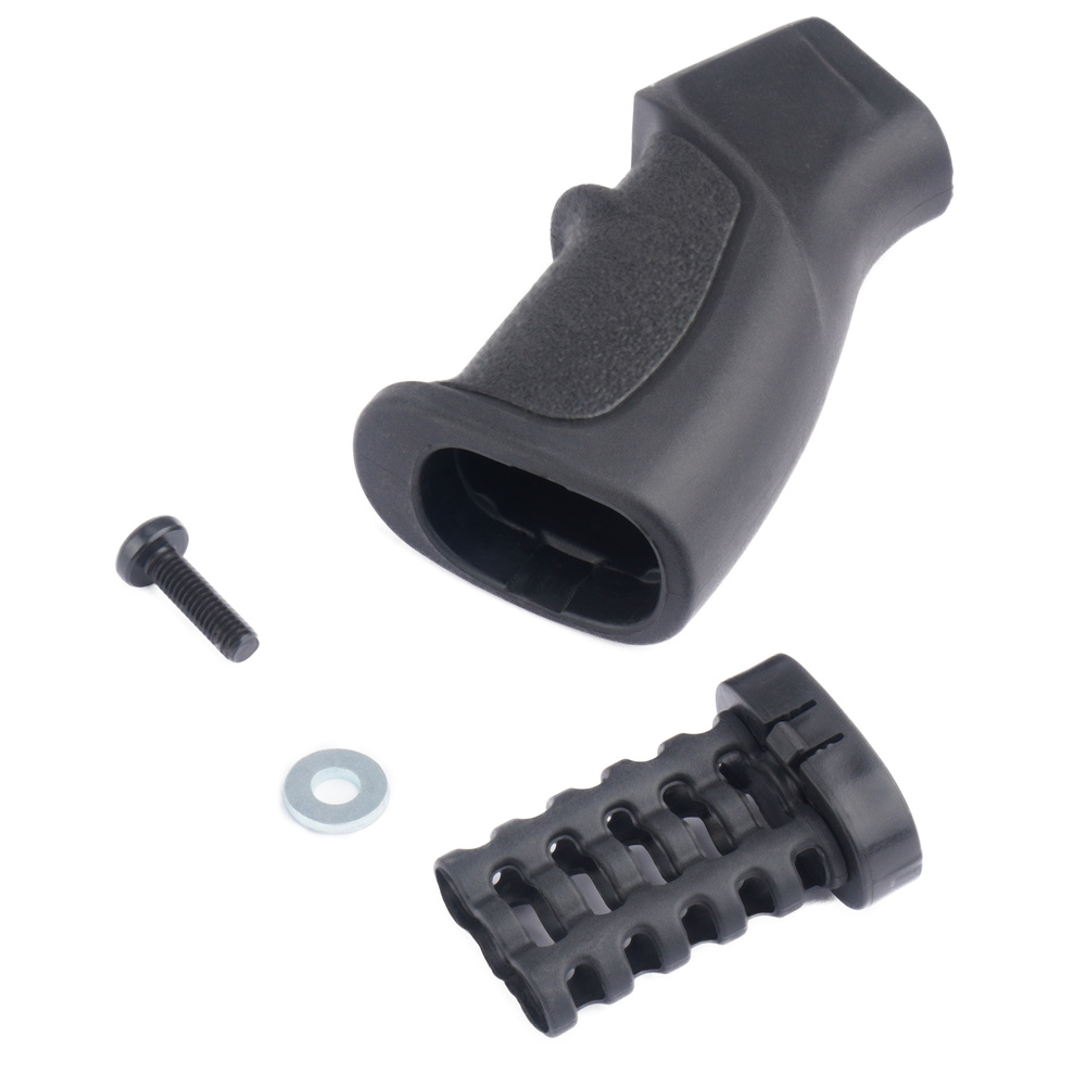 DLG Tactical - Ergonomic Pistol Grip with AR15 Storage Compartment - Rubberized - Polymer - DLG-106-BLK 4 DLG Tactical - Ergonomic Pistol Grip with AR15 Storage Compartment - Rubberized - Polymer - DLG-106-BLK - Image 4