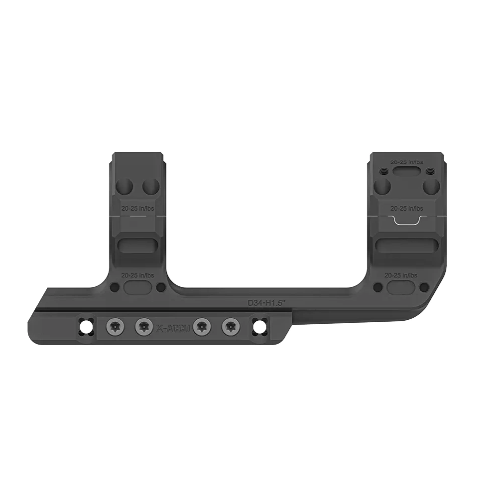 Vector Optics - One-Piece Scope Mount X-MOD - Medium - 34 mm - Picatinny - Black - XASR-3476 8 Vector Optics - One-Piece Scope Mount X-MOD - Medium - 34 mm - Picatinny - Black - XASR-3476 - Image 8