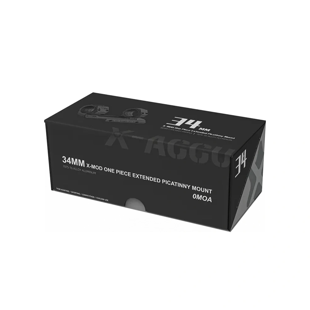 Vector Optics - One-Piece Scope Mount X-MOD - Medium - 34 mm - Picatinny - Black - XASR-3476 10 Vector Optics - One-Piece Scope Mount X-MOD - Medium - 34 mm - Picatinny - Black - XASR-3476 - Image 10